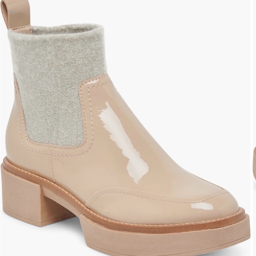 Dolce Vita Beige Ankle Boots-Saline H20